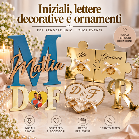 INIZIALI LETTERE DECORATIVE