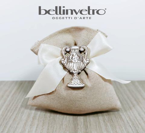 Bomboniera assi siciliani decorati eventi - feste - matrimonio BELLINVETRO VR 137