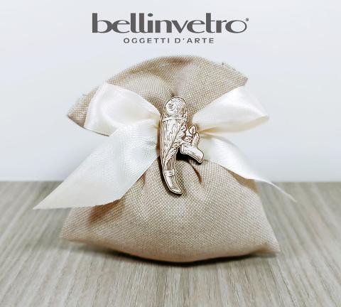 Bomboniera assi siciliani decorati eventi - feste - matrimonio BELLINVETRO VR 137