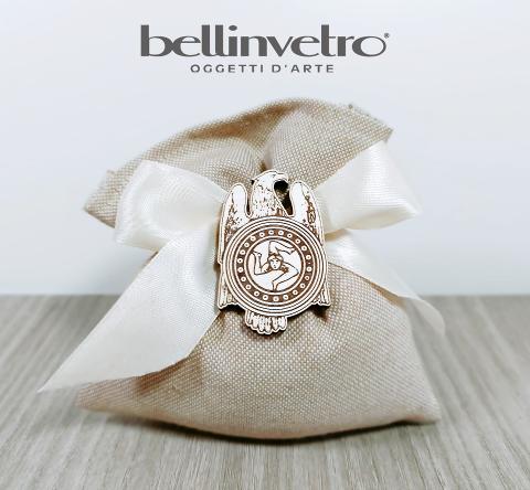Bomboniera assi siciliani decorati eventi - feste - matrimonio BELLINVETRO VR 137