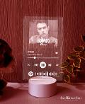 Lampada LED in plexiglass | NIGHT LIGHT | spotify music Irama BELLINVETRO VR 397