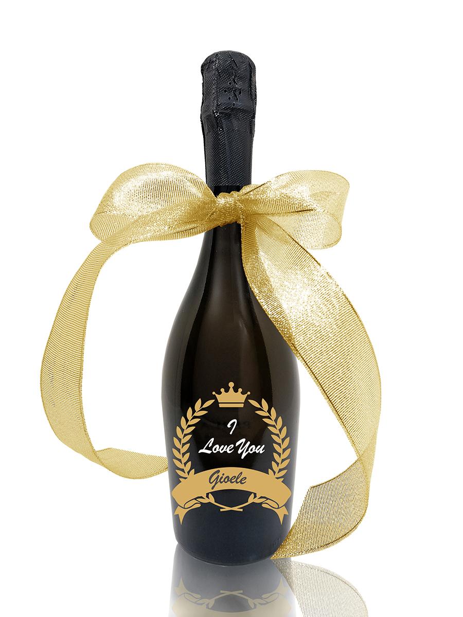 bottiglia incisa i love you "LINEA EVENTO" PERLA