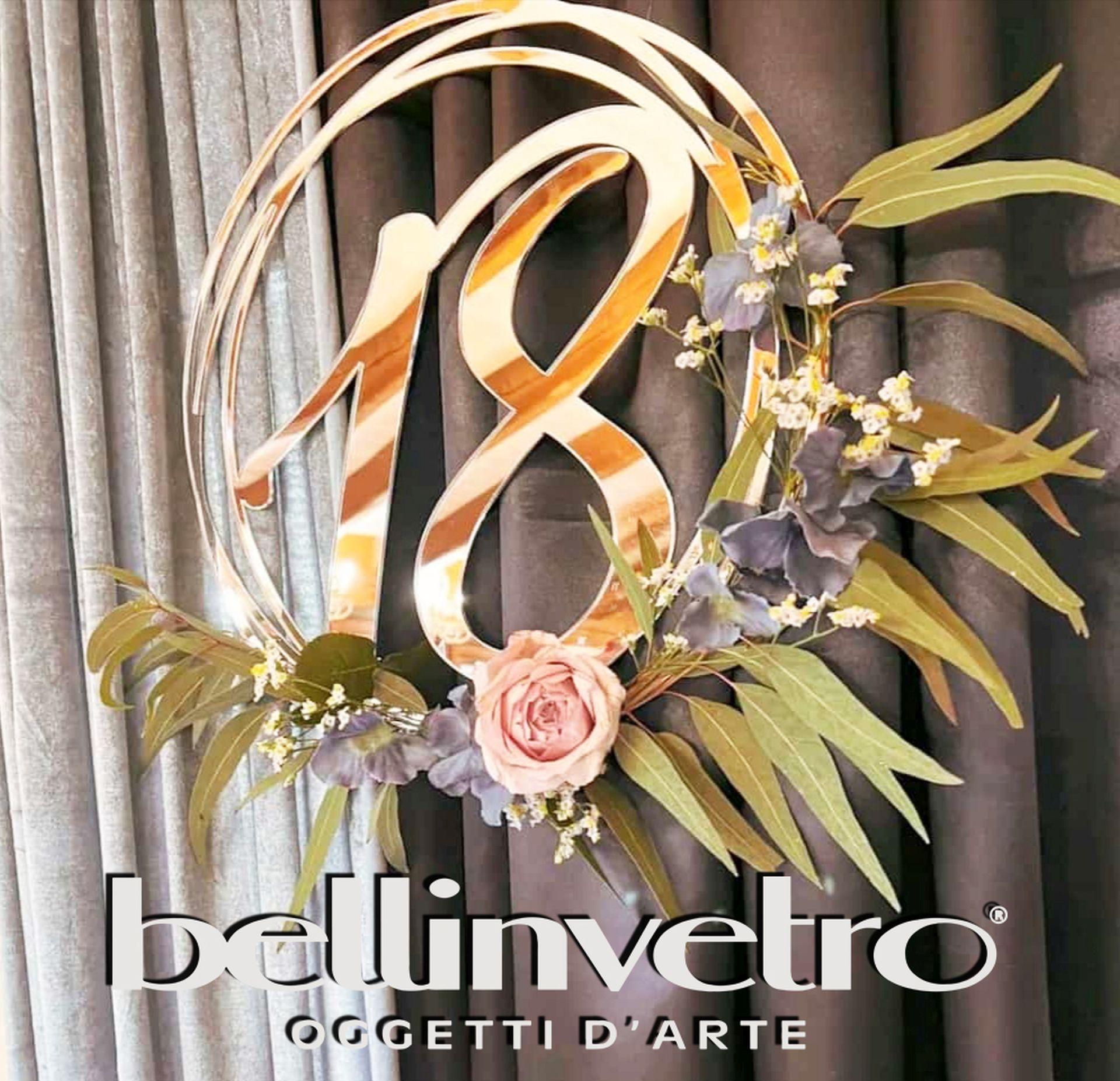 Cerchio 18 in plexiglass specchiato compleanno 18 anni BELLINVETRO VR 192 -  Corleone (Palermo)