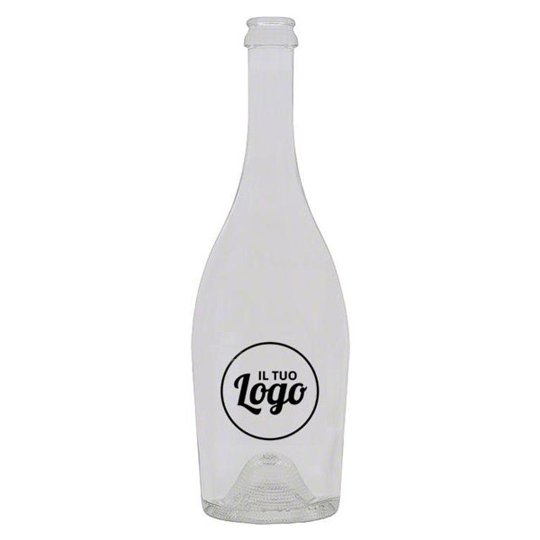Bottiglia d'acqua  personalizzata con logo monocolore COLLIO 0.75 L