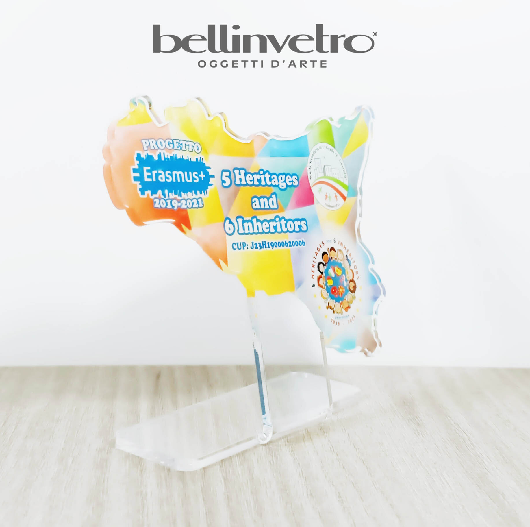 Targhe in plexiglass e vetrofonia personalizzabili BELLINVETRO VR 225