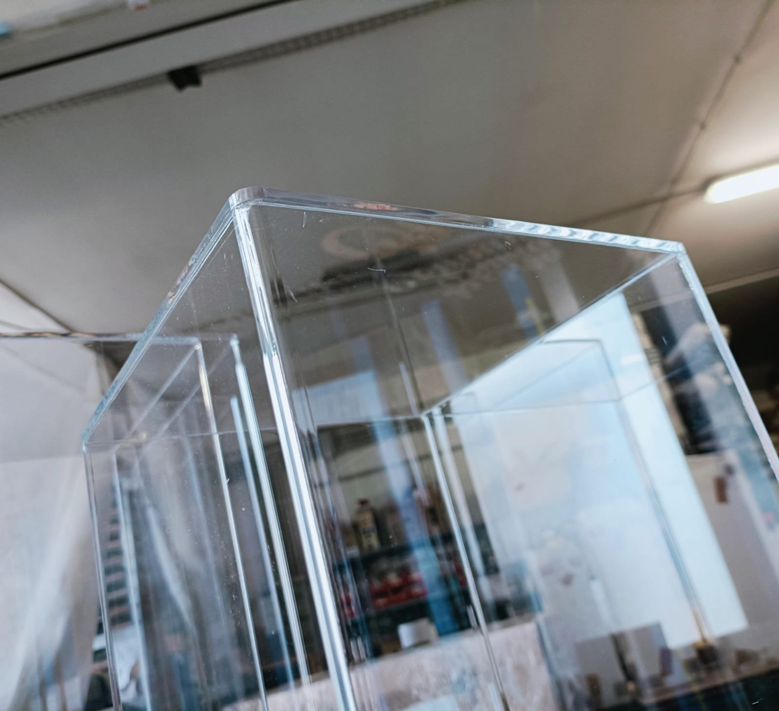 Teche | alzatine | cubi in plexiglass trasparente - MISURE ASSORTITE - BELLINVETRO TERMOPIEGATE