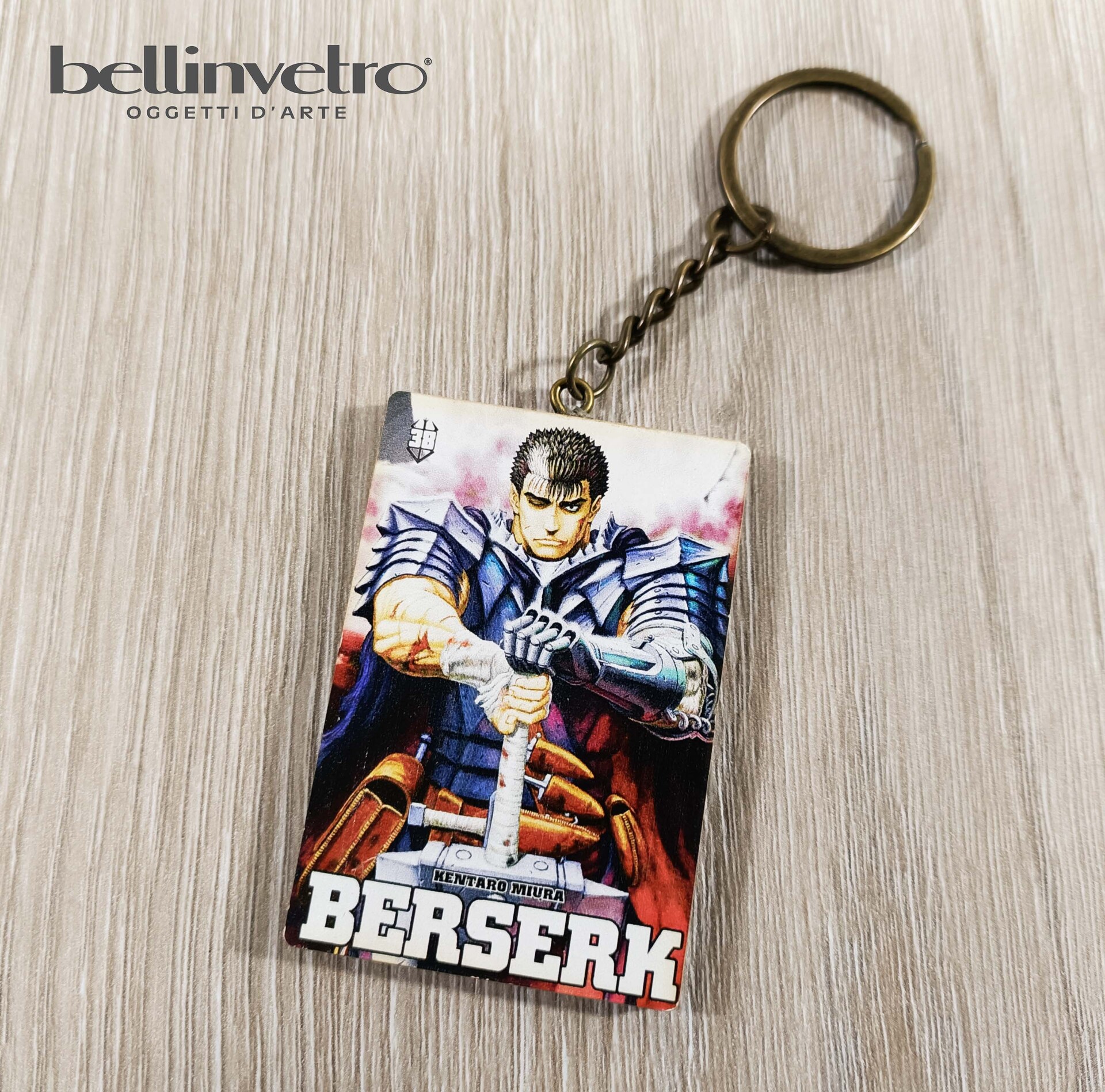 Bomboniera portachiave | calamita | oggetto semplice segnaposto Berserk BELLINVETRO VR-UV 428