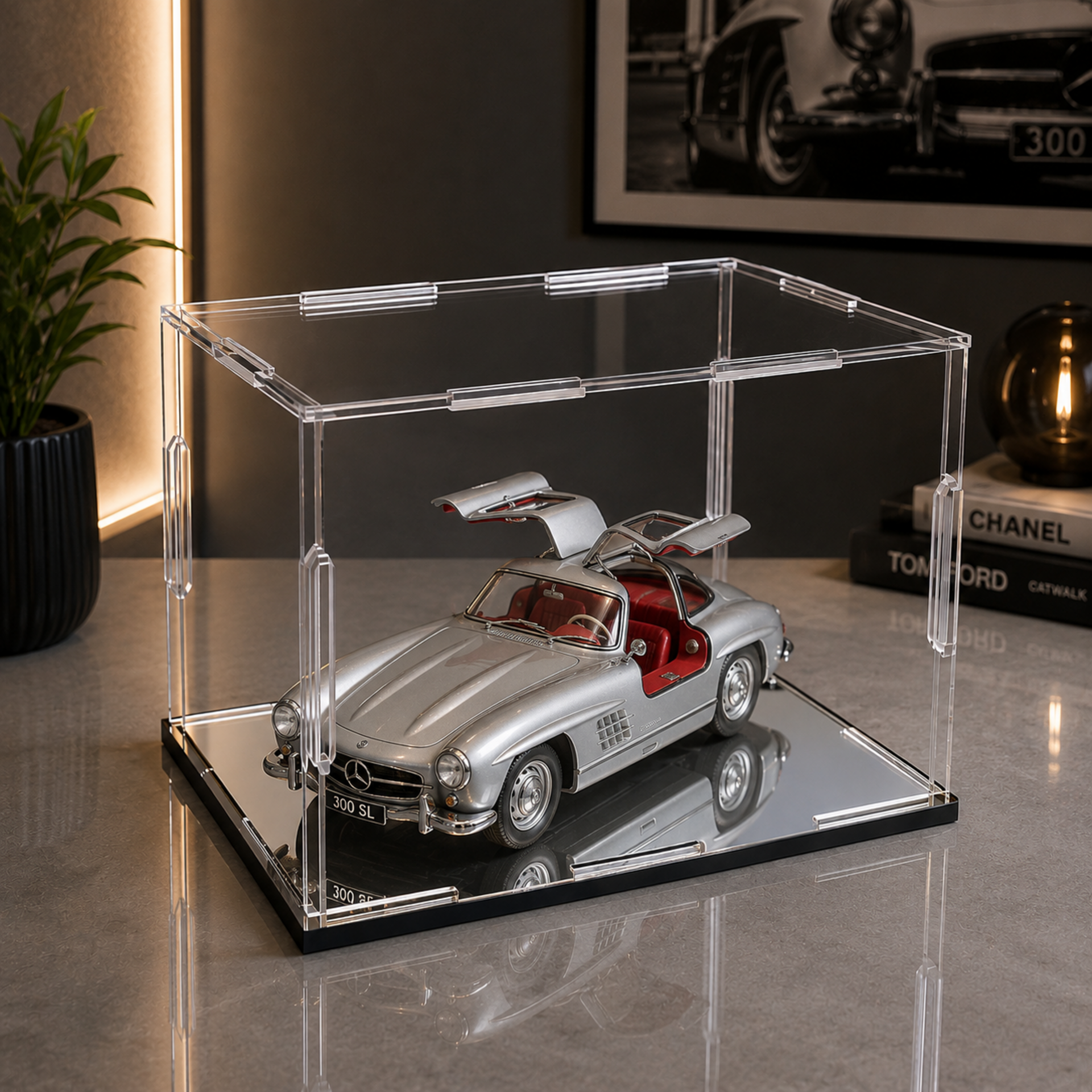 Cubi | teche espositive in plexiglass trasparente - MISURE ASSORTITE - BELLINVETRO AD INCASTRO