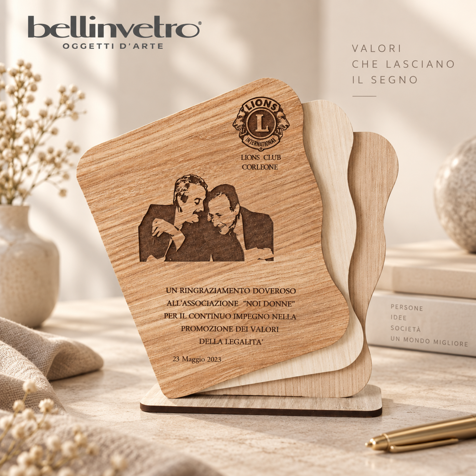 Targhe personalizzabili BELLINVETRO VR 840