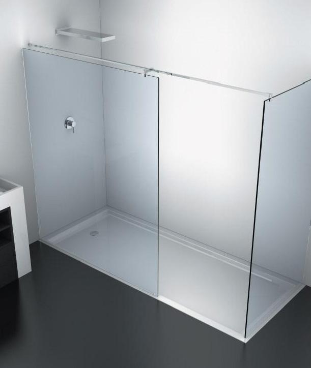 Box doccia in vetro temperato provvisto di accessori  BELLINVETRO 24