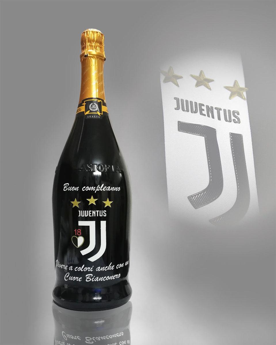 Bottiglia incisa e dipinta a mano compleanno ASTORIA IT'S LOUNGE TIME BOT 160