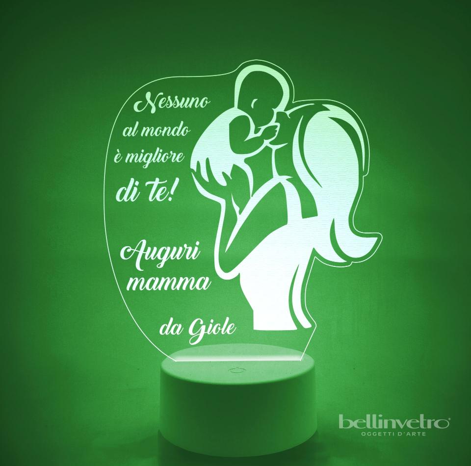 Lampada led festa della mamma BELLINVETRO VR 163