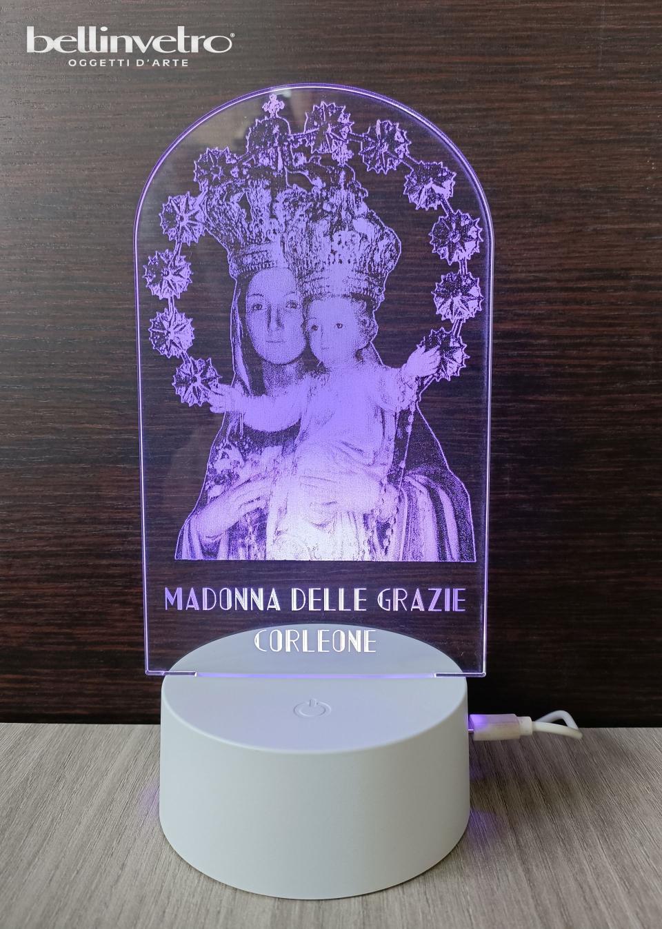 Lampada LED in plexiglass | NIGHT LIGHT | madonna delle grazie BELLINVETRO VR 160