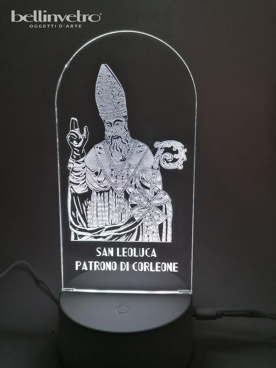 Lampada LED in plexiglass | NIGHT LIGHT | San Leoluca BELLINVETRO VR 211