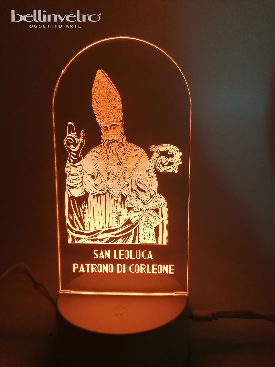 Lampada LED in plexiglass | NIGHT LIGHT | San Leoluca BELLINVETRO VR 211