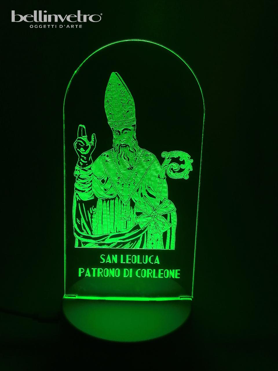Lampada LED in plexiglass | NIGHT LIGHT | San Leoluca BELLINVETRO VR 211