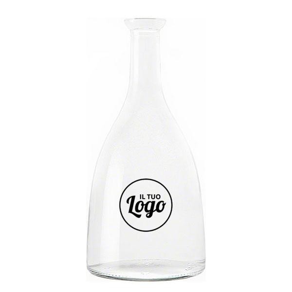 Bottiglia d'acqua  personalizzata con logo monocolore VIOLA 0.75 L