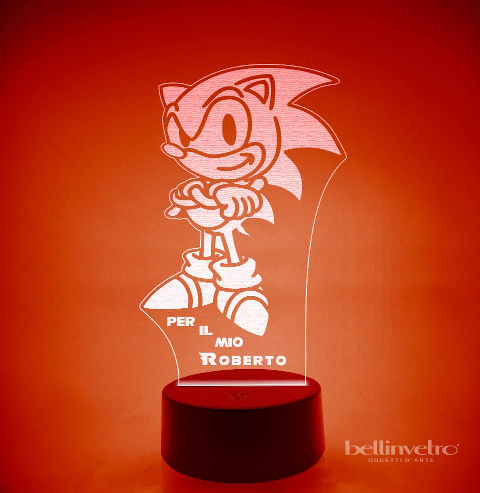 Lampada LED in plexiglass | NIGHT LIGHT | Sonic BELLINVETRO VR 227