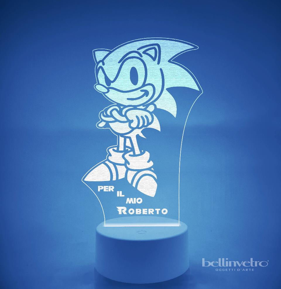 Lampada LED in plexiglass | NIGHT LIGHT | Sonic BELLINVETRO VR 227