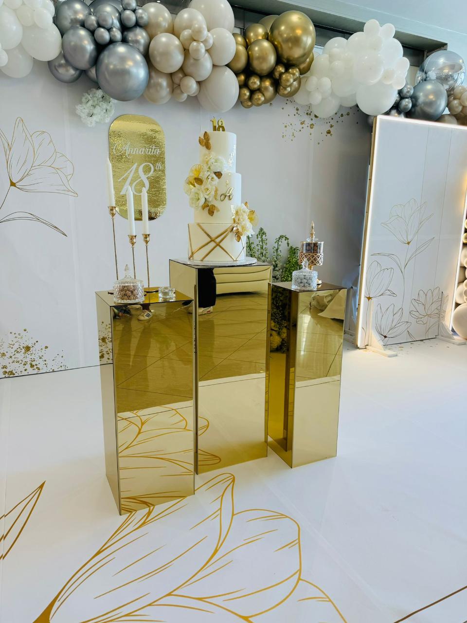 Teche | alzatine | cubi in plexiglass specchiate - MISURE ASSORTITE - BELLINVETRO TERMOPIEGATE