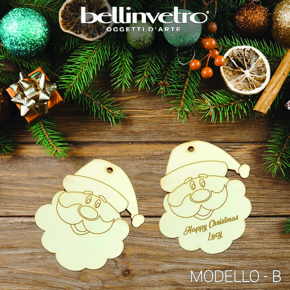 Pupazzo di con sciarpa in legno  da colorare BELLINVETRO VR 329