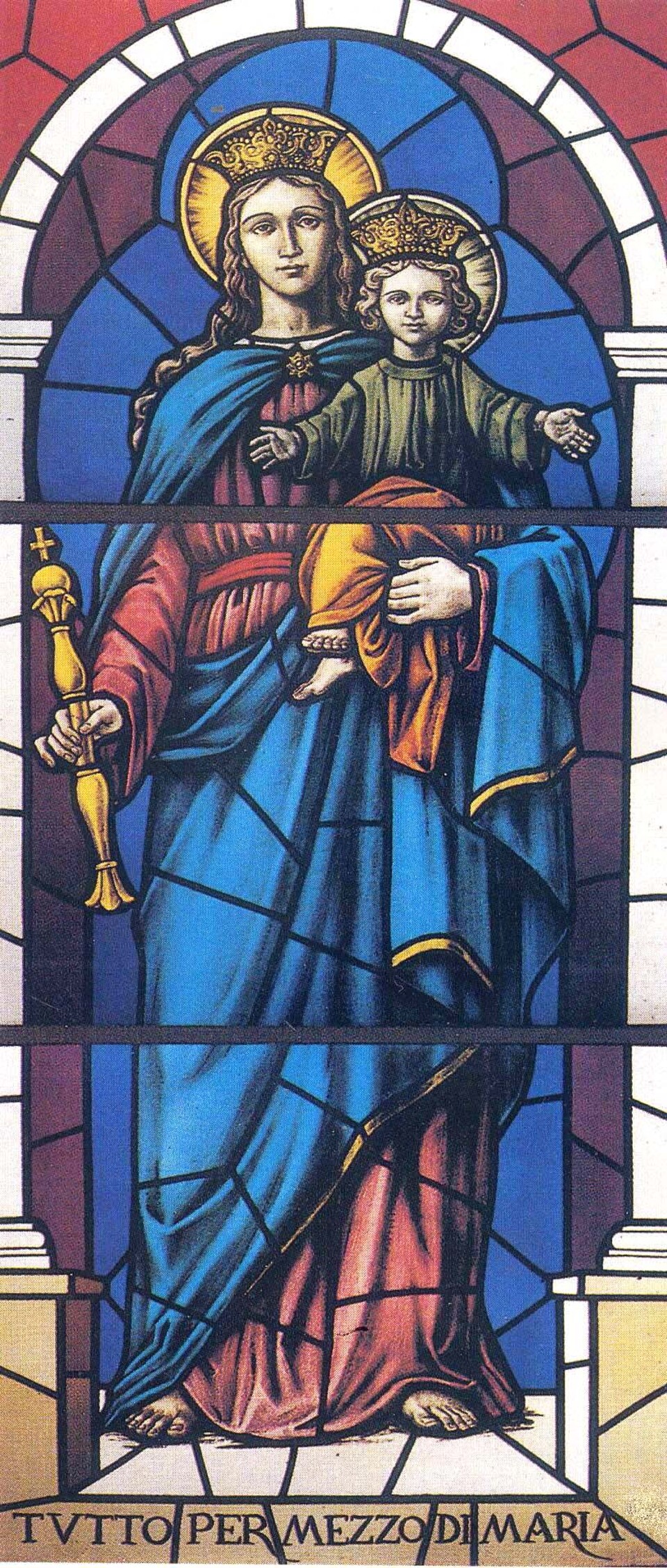 Istoriati e sacri vetro piombato BELLINVETRO