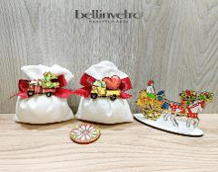 Bomboniera  ape moto decorata eventi - feste - matrimonio BELLINVETRO VR-UV 408