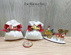 Bomboniera vespa decorata eventi - feste - matrimonio BELLINVETRO VR-UV 408