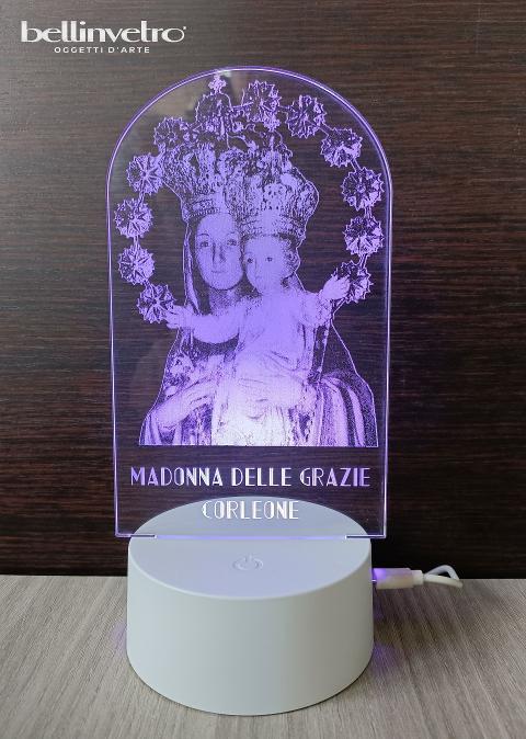 Lampada LED in plexiglass | NIGHT LIGHT | madonna delle grazie BELLINVETRO VR 160