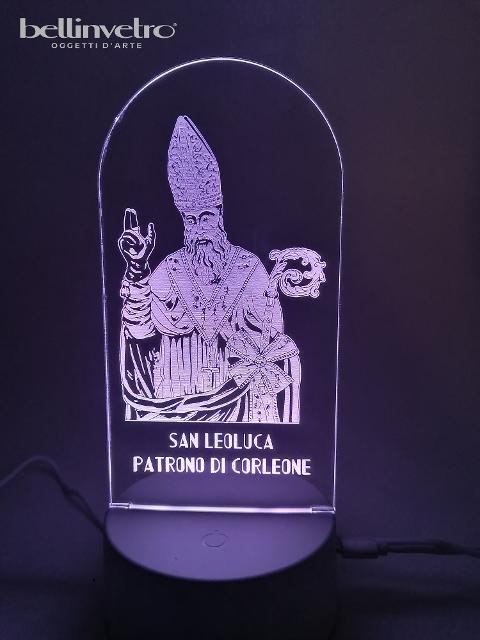 Lampada LED in plexiglass | NIGHT LIGHT | San Leoluca BELLINVETRO VR 211