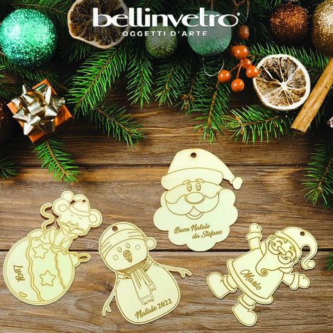 Pupazzo di con sciarpa in legno  da colorare BELLINVETRO VR 329