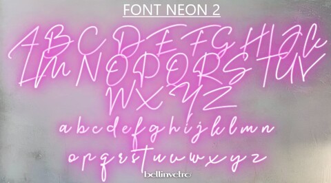 NOMI 🤩PROMO🤩 a neon led personalizzabili monocolore INCASSATI BELLINVETRO VR 318