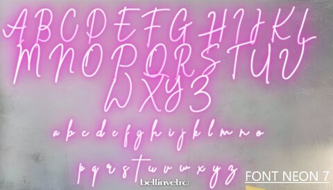 NOMI 🤩PROMO🤩 a neon led personalizzabili monocolore INCASSATI BELLINVETRO VR 318