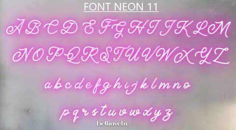 NOMI 🤩PROMO🤩 a neon led personalizzabili monocolore INCASSATI BELLINVETRO VR 318