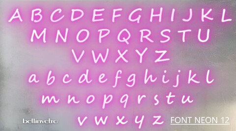 NOMI 🤩PROMO🤩 a neon led personalizzabili monocolore INCASSATI BELLINVETRO VR 318