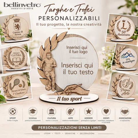 Targhe personalizzabili BELLINVETRO VR 159