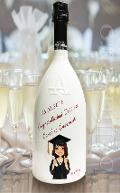 Bottiglia prosecco bianca laurea con stampa bot 99 ASTORIA COLD WINE 9.5