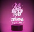 Lampada LED in plexiglass | NIGHT LIGHT | minnie con fiocco BELLINVETRO VR 39