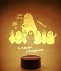 Lampada LED in plexiglass | NIGHT LIGHT | barbapapà BELLINVETRO VR 01