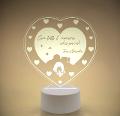 Lampada LED in plexiglass | NIGHT LIGHT | innamorati BELLINVETRO VR 47