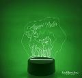 Lampada LED in plexiglass | NIGHT LIGHT | cavallo Spirit BELLINVETRO VR 45