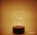 Lampada LED in plexiglass | NIGHT LIGHT | cavallo Spirit BELLINVETRO VR 45