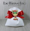 Bomboniera assi siciliani decorati eventi - feste - matrimonio BELLINVETRO VR 137