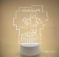 Lampada LED in plexiglass | NIGHT LIGHT | minecraft BELLINVETRO VR 223