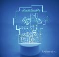 Lampada LED in plexiglass | NIGHT LIGHT | minecraft BELLINVETRO VR 223
