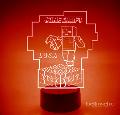 Lampada LED in plexiglass | NIGHT LIGHT | minecraft BELLINVETRO VR 223