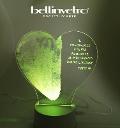 Lampada LED in plexiglass | NIGHT LIGHT | con ritratto BELLINVETRO VR 222