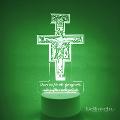 Lampada LED in plexiglass | NIGHT LIGHT | croce di San Damiano BELLINVETRO VR 238