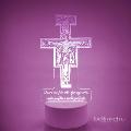 Lampada LED in plexiglass | NIGHT LIGHT | croce di San Damiano BELLINVETRO VR 238
