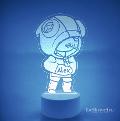 Lampada LED in plexiglass | NIGHT LIGHT | leon di brawl stars BELLINVETRO VR 168